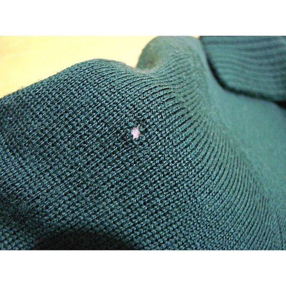 Talbots Womens Black Wool Long Sleeve Full Zip Cardigan Sweater Sz Large Petite - Picture 9 of 12